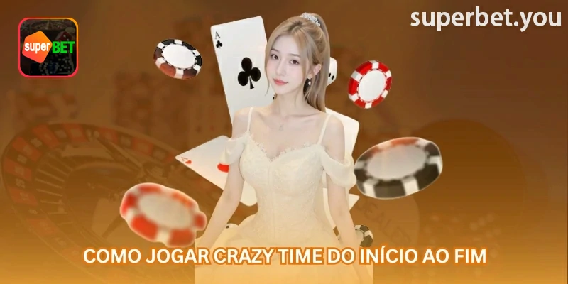 Tela de Crazy Time disponível em superbet.you