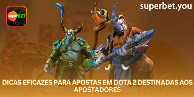Tela de apostas em Dota 2 disponível em superbet.you