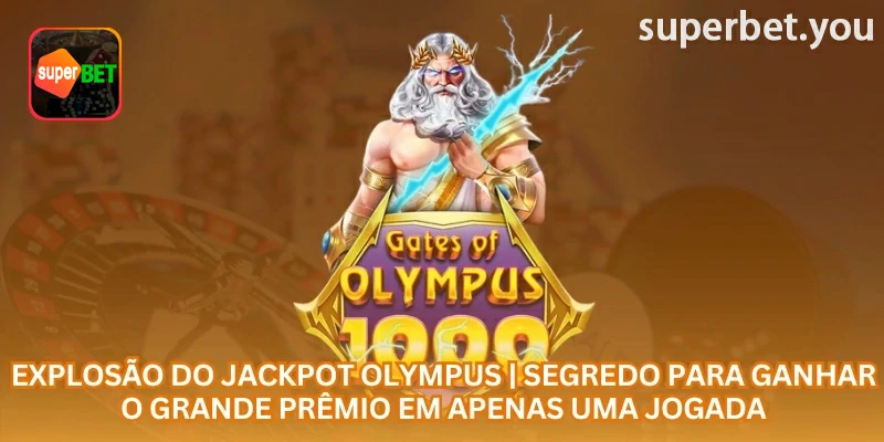 Tela de Jackpot Olympus disponível em superbet.you