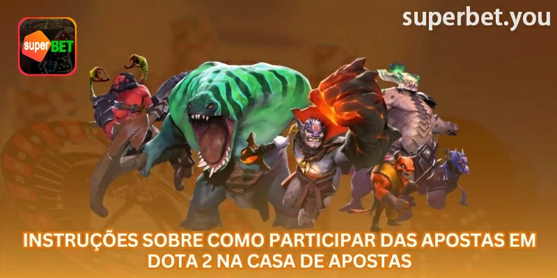 Exemplo visual relacionado a apostas em Dota 2 na superbet