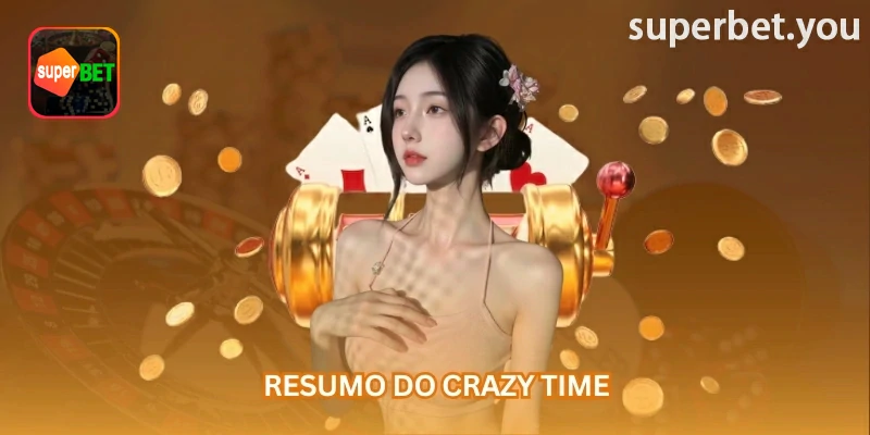 Exemplo visual relacionado a Crazy Time na superbet