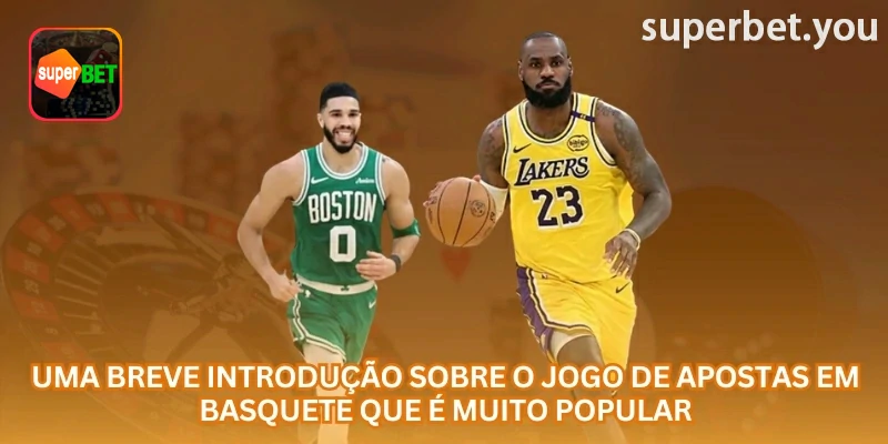 Tela de apostas em basquete disponível em superbet.you