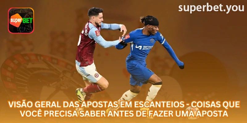 Tela de apostas em escanteios disponível em superbet.you
